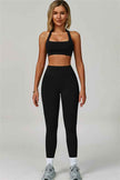 The Bold Halter Sports Bra Leggings 2-Piece Set