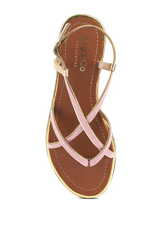 Pheboe Strappy Flat Sandals - Pikemla