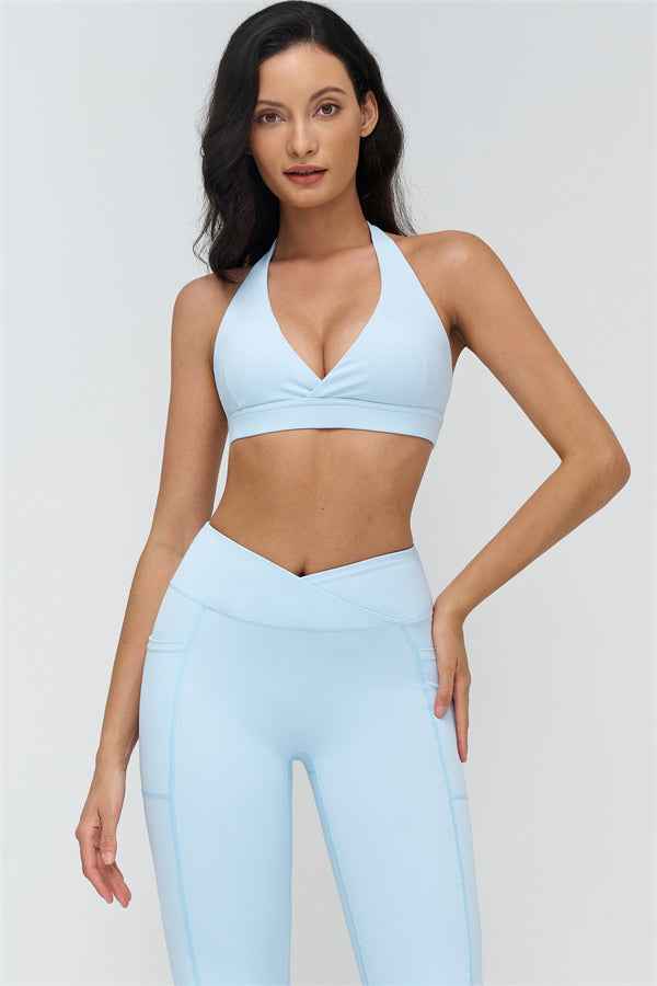 The BoldFit Sports Bra Flared Leggings 2-Piece Set