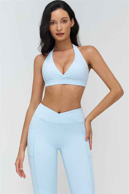The BoldFit Sports Bra Flared Leggings 2-Piece Set