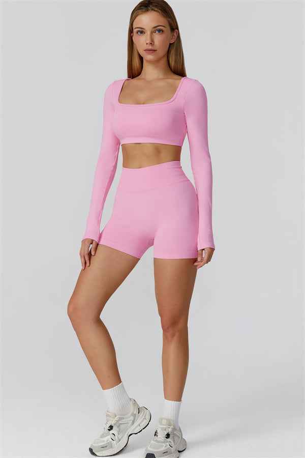 The Reign Long Sleeve Crop Top