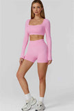 The Reign Long Sleeve Crop Top