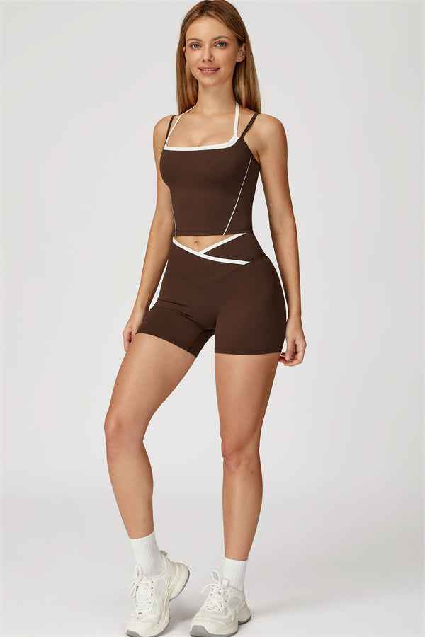 The Radiant Crop Top Shorts 2-Piece Set