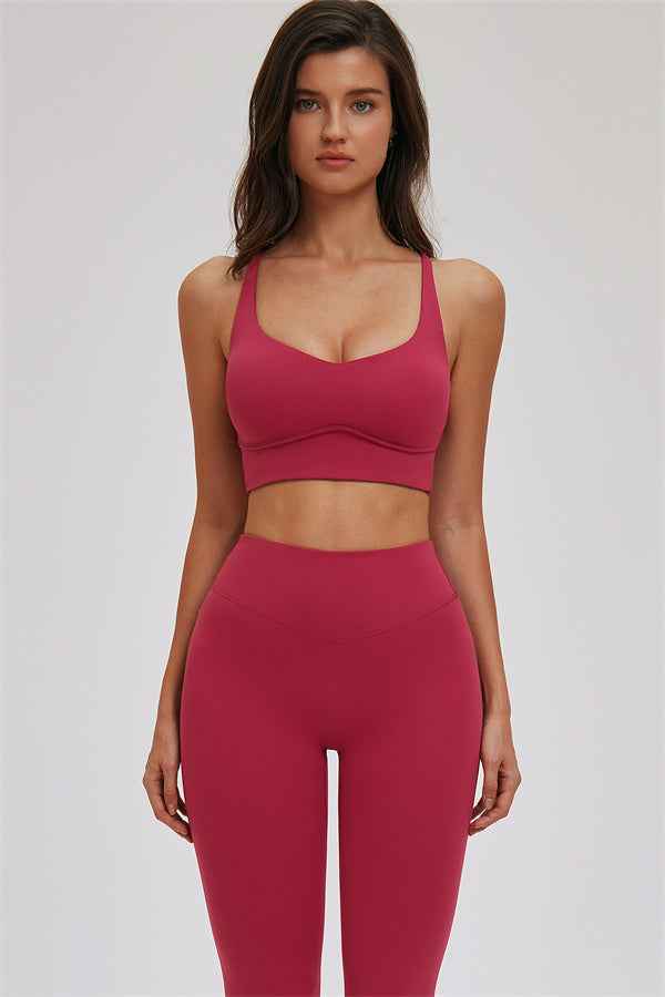 The Kinetic Cross Back Sports Bra Leggings 2-Piece Set