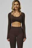The Prime Long Sleeve Crop Top Leggings 2-Piece Set