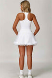 The Dynamic Crop Top Mesh Tennis Skirt 2-Piece Set