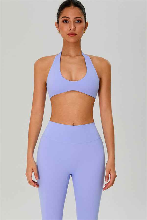 The Solid Sports Bra Leggings 2-Piece Set