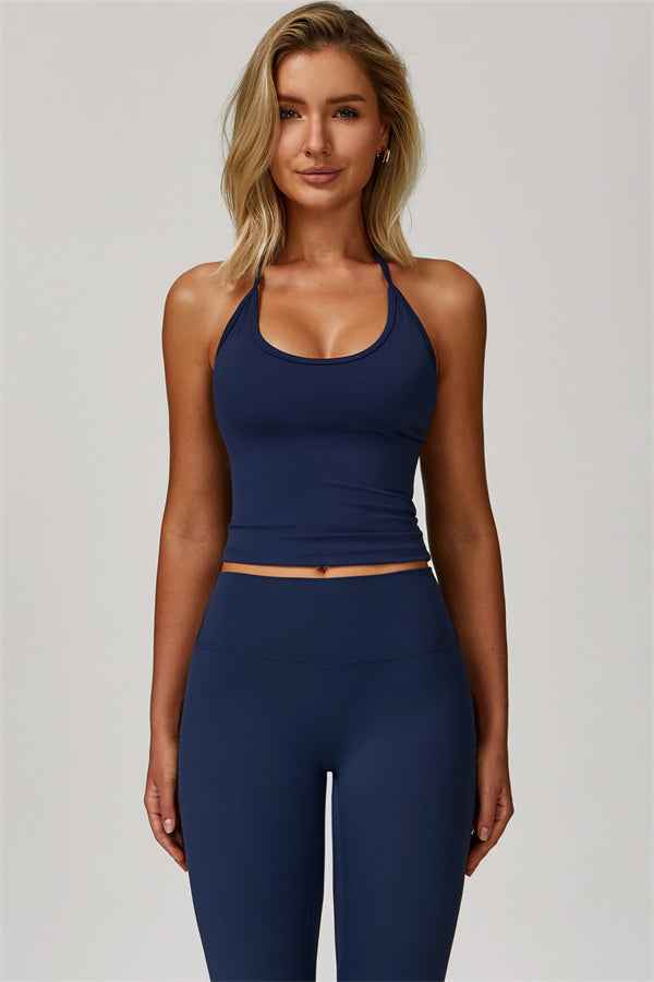 The Surge Halter Crop Top Leggings 2-Piece Set