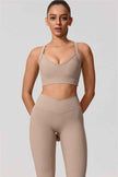 The Daze Sports Bra Flared Leggings 2-Piece Set