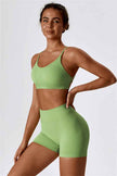 Nova Luxe Sports Bra Shorts 2-Piece Set