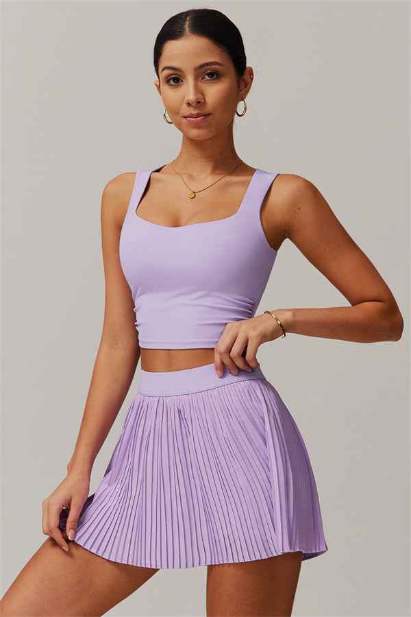 The Balance Crop Top Tennis Skirt 2-Piece Set
