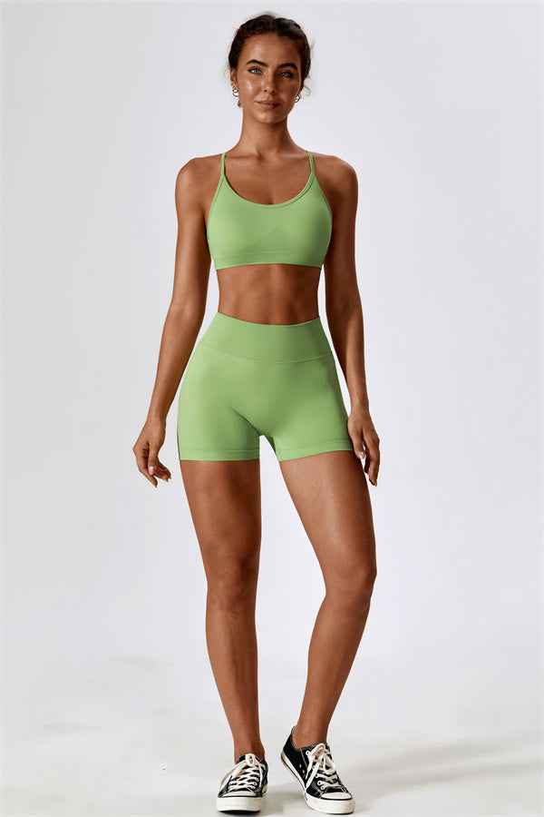 Nova Luxe Sports Bra Shorts 2-Piece Set