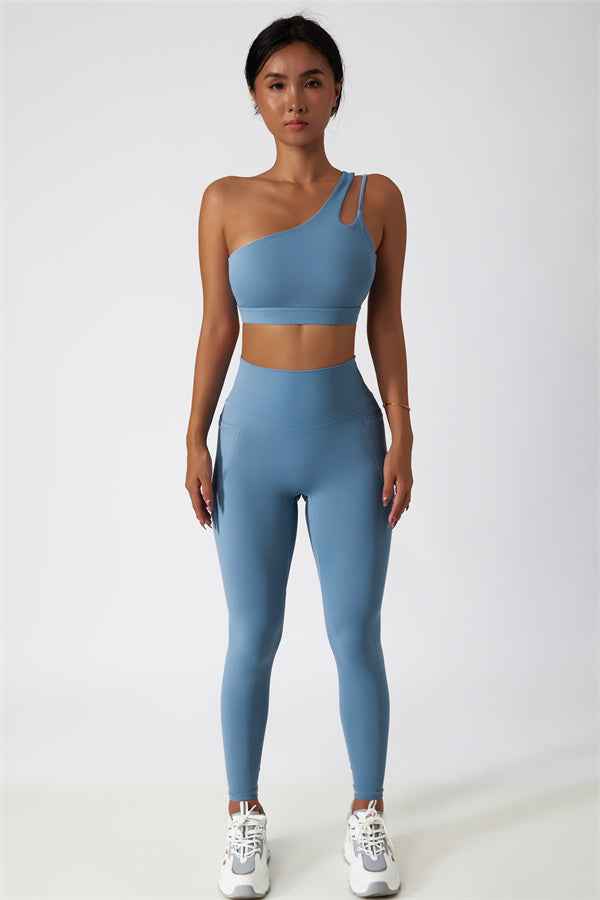 The Blissful Rose Sports Bra Leggings 2-Piece Set