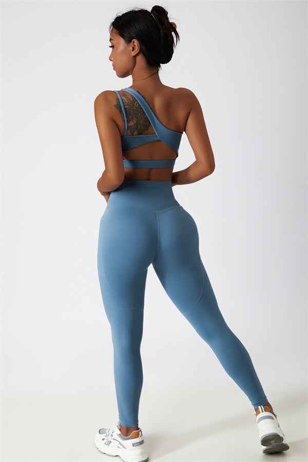 The Blissful Rose Sports Bra Leggings 2-Piece Set