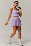 The Balance Crop Top Tennis Skirt 2-Piece Set
