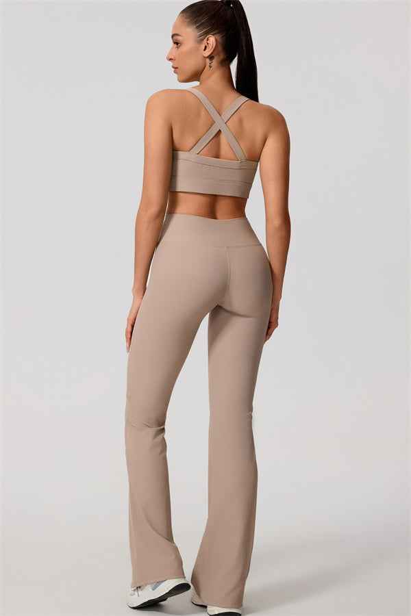 The Daze Sports Bra Flared Leggings 2-Piece Set