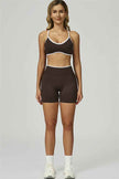 The Prime Line Sports Bra Shorts 2-Piece Set