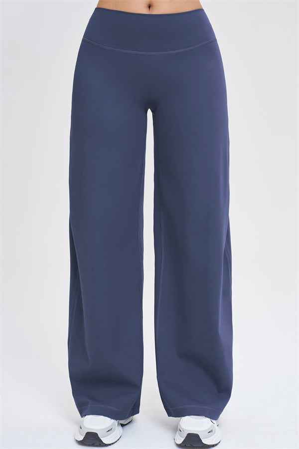 The Stride Crop Top Straight Leg Pants 2-Piece Set