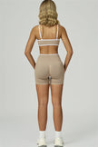 The Prime Line Sports Bra Shorts 2-Piece Set