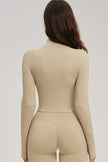 The Sizzle Zip Jacket Flared Leggings 2-Piece Set