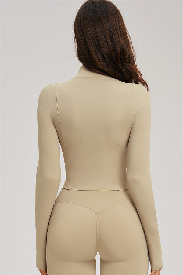 The Sizzle Zip Jacket Flared Leggings 2-Piece Set