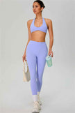 The Solid Sports Bra Leggings 2-Piece Set