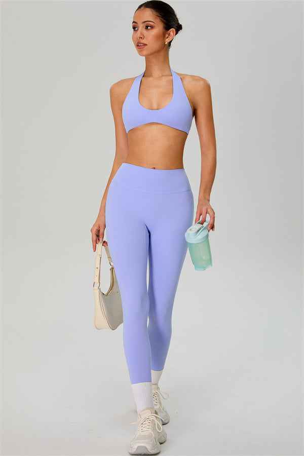 The Solid Sports Bra Leggings 2-Piece Set