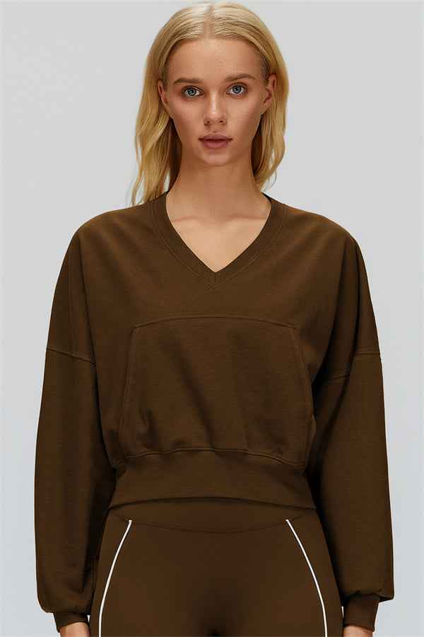 The Whisper V-Neck Hoodie