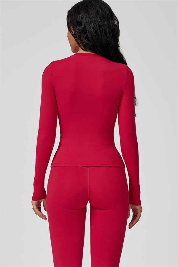 The Oasis Long Sleeve T-shirt Flared Leggings 2-Piece Set