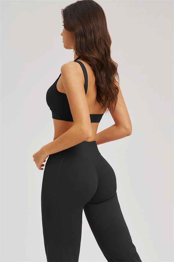 The Sizzle Sports Bra Flared Leggings 2-Piece Set