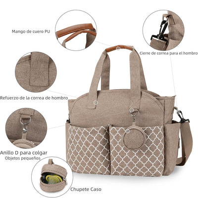 portable single shoulder mommy bag pattern. Ship international - Pikemla