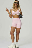 The Prime Line Sports Bra Shorts 2-Piece Set