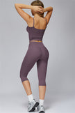 The FlexCore Crop Tank Capri Leggings 2-Piece Set