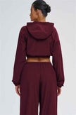 The Svelte UV protection Crop Hoodie Sweatpants 2-Piece Set