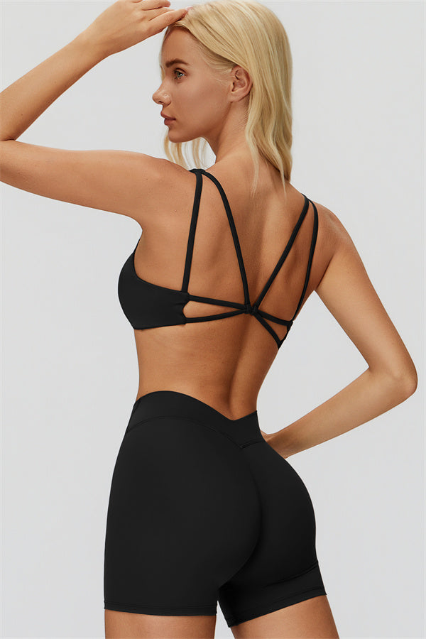 The Butterfly Sports Bra Shorts 2-Piece Set