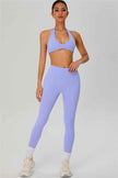 The Solid Sports Bra Leggings 2-Piece Set