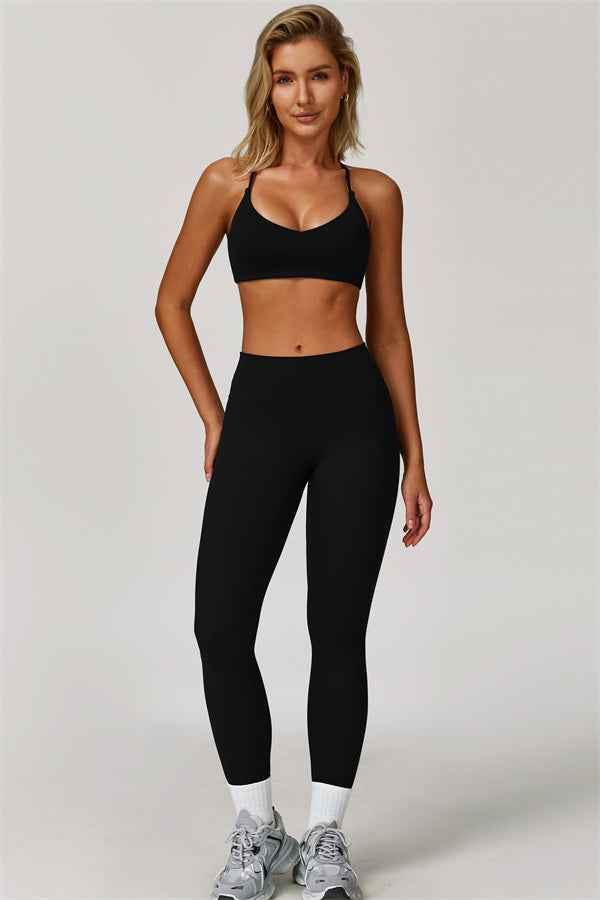 The Refresh Jacket Sports Bra Leggings 3-Piece Set