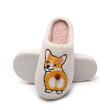 Fashion Personality Pet Dog Corgi Cotton Slippers