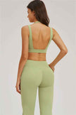 The Sizzle Sports Bra Flared Leggings 2-Piece Set