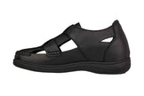 CALTO - K2661 - 3.2 Inches Taller (Black) - Casual Fisherman Sandal