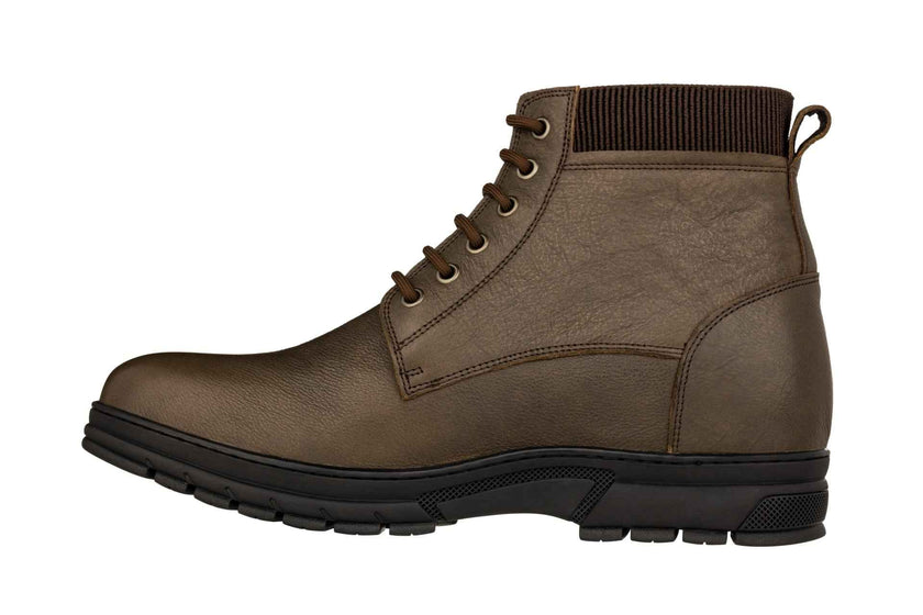 TOTO - K84016 - 2.8 Inches Taller (Chocolate Brown) - High Top Work Boots