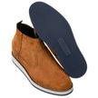 CALTO - Y30023 - 3 Inches Taller (Nubuck Brown) - Zipper Boots