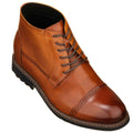 CALTO - Y41085 - 3.2 Inches Taller (Brown) - Lace Up Casual Boots