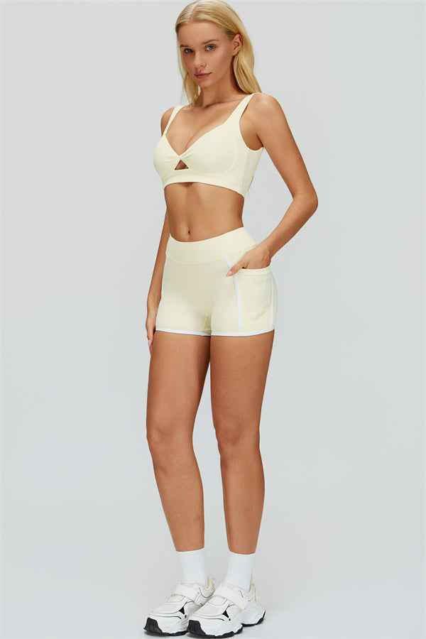 The Whisper Sports Bra Shorts 2-Piece Set