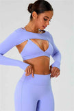 The Ember Sports Bra Crop Top Shorts 3-Piece Set