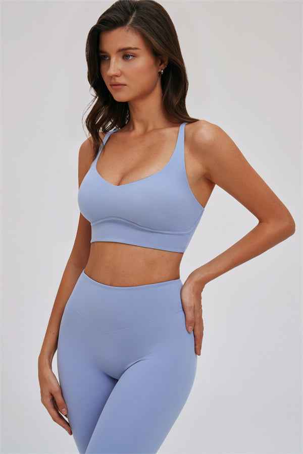 The Kinetic Cross Back Sports Bra Leggings 2-Piece Set