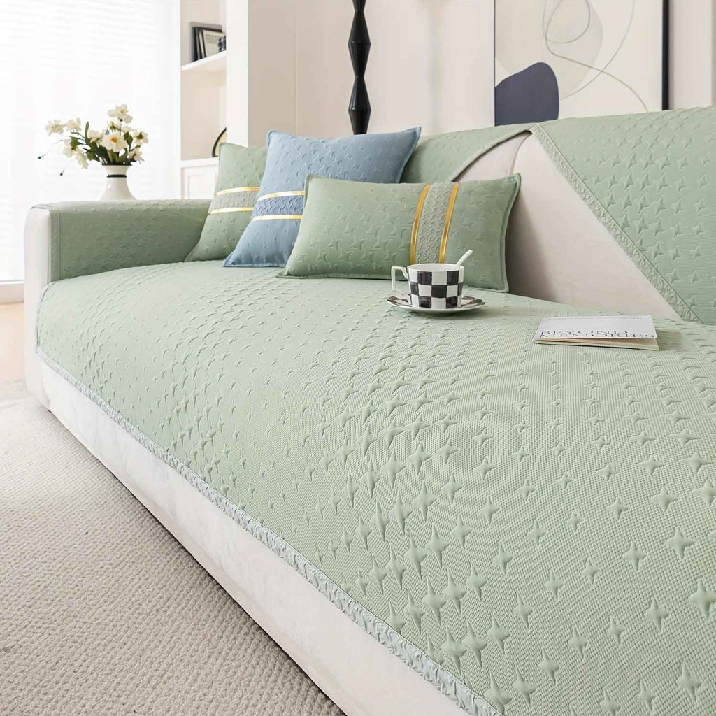 Summer Cooling Silk Non-slip Sofa Cover- Couch Cover for Dogs