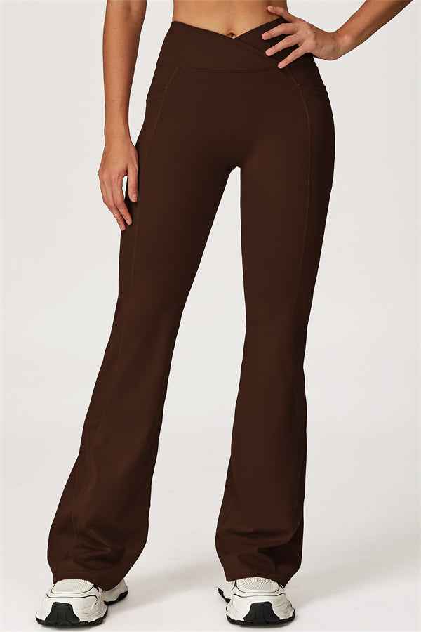 The Glacier Crop Tank Flared Leggings 2-Piece Set