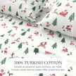 4-Piece Turkish Cotton Christmas Flannel Sheet - Whittaker Collection