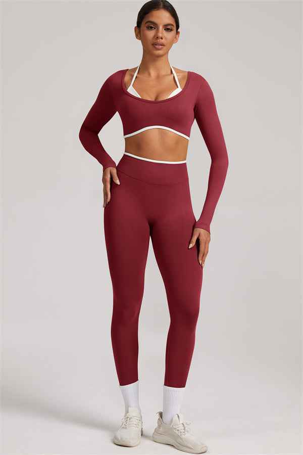 The Elevate Long Sleeve Crop top